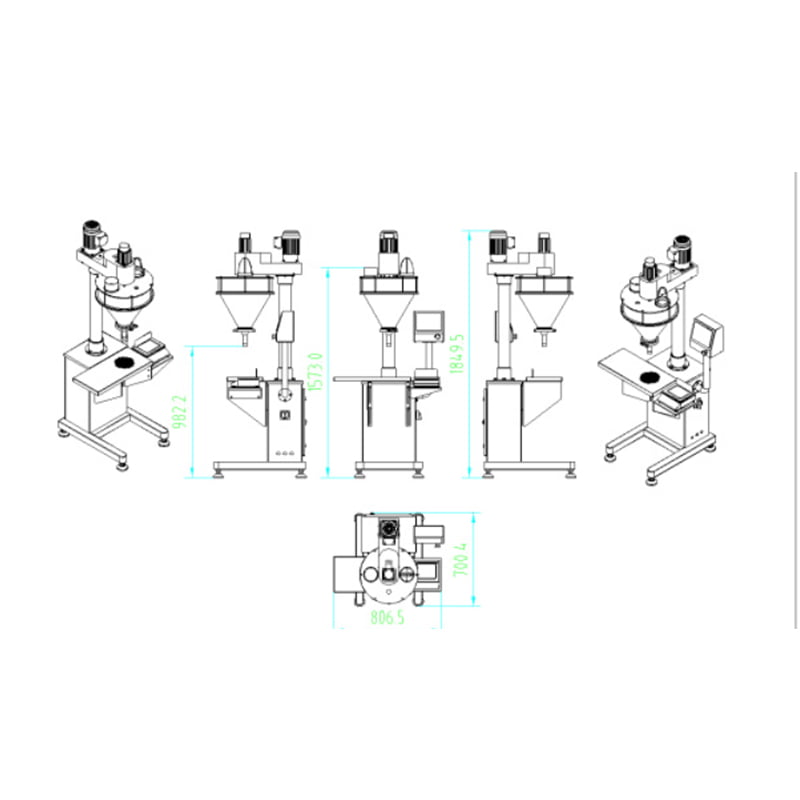 Mașină de ambalare din oțel inoxidabil MPB-10 semi-automată